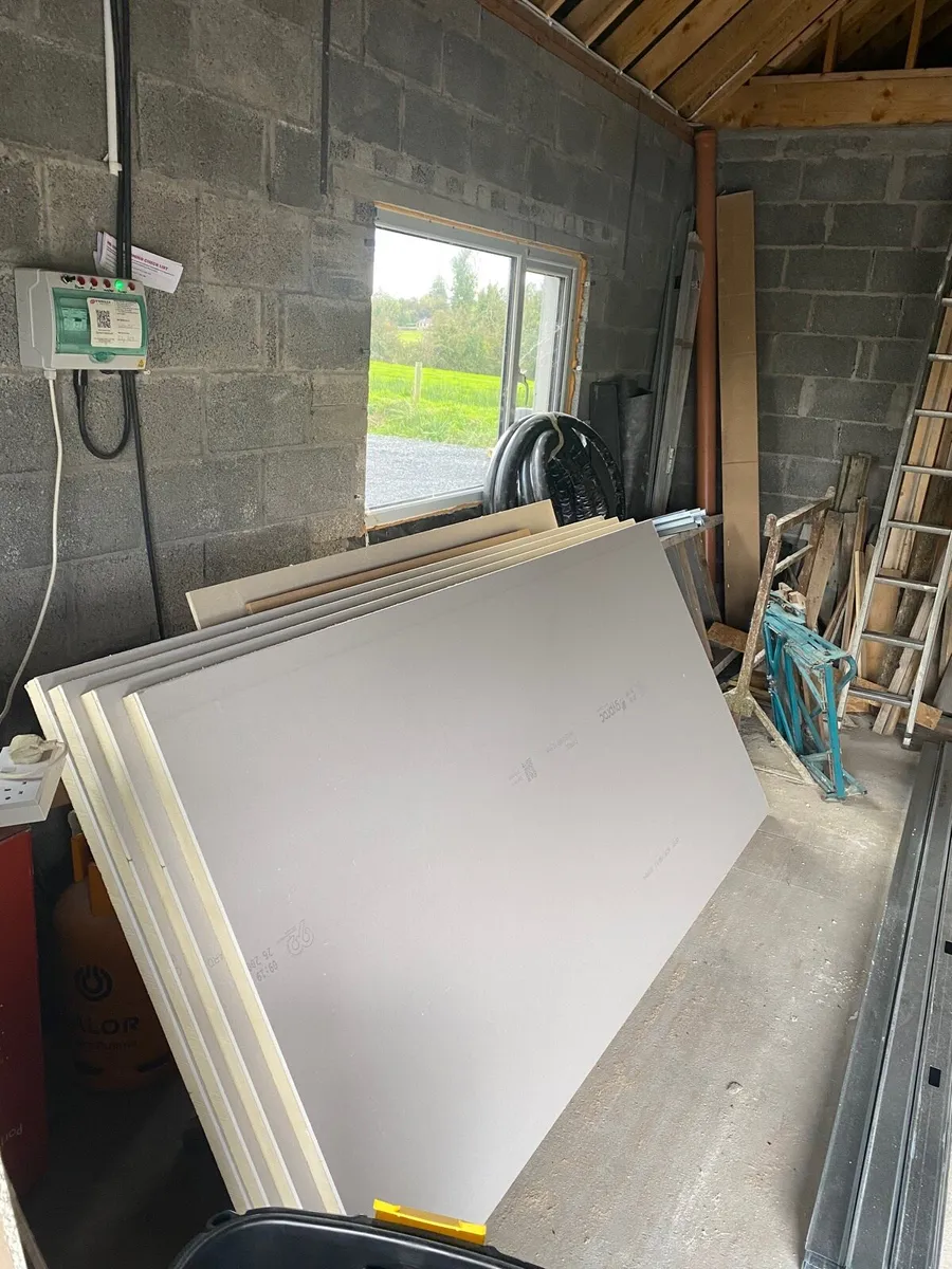 50mm insulated plasterboard x 4