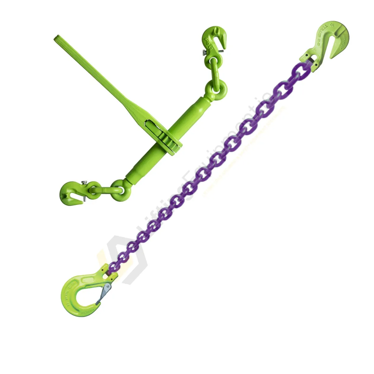 Grade 100- 3Mtr Tie Down Chain & Binder 8Tonne Set - Image 1
