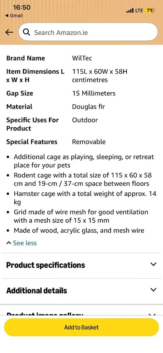 Hamster/rodent cage - Image 2