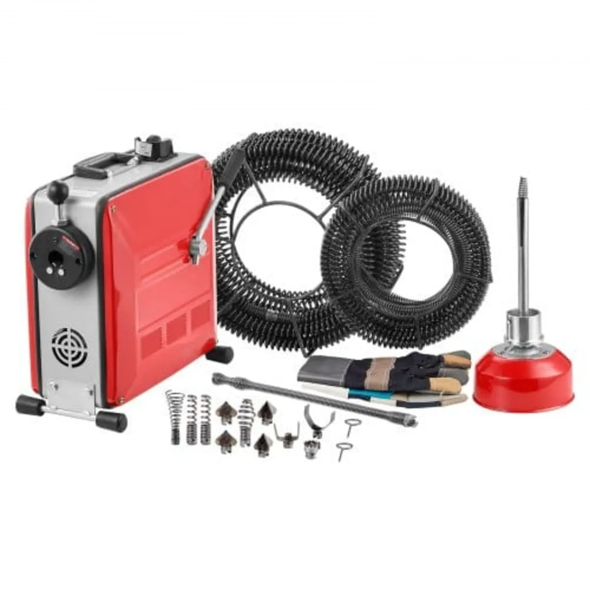 Drain Cleaner Machine, 850W Electric Pipe Drain Cl - Image 1
