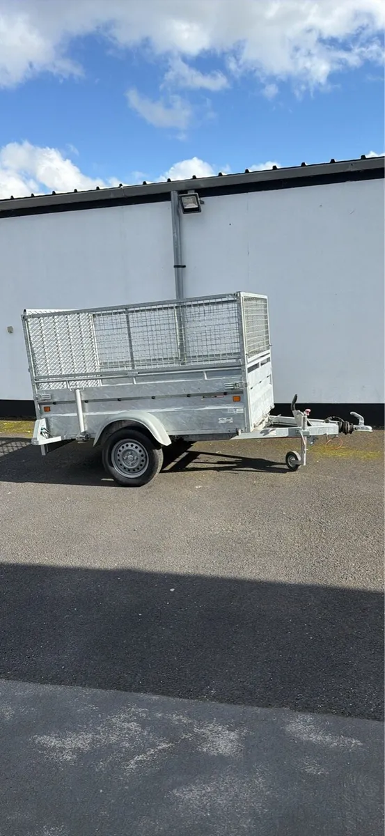 2025 lidre 7”2 ft x4”2 ft single axle mesh trailer - Image 1