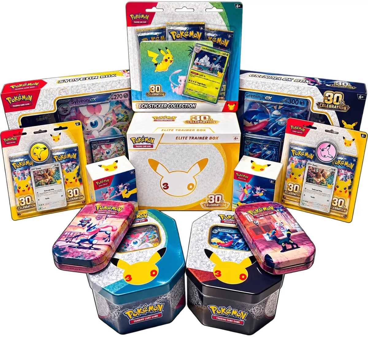 Pokémon TCG 30th Anniversary super mega Bun - Image 1