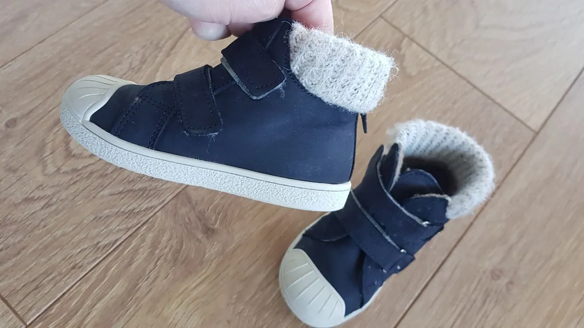 Toddler shoes – leather-size 23 ……  warm dark blue - Image 4
