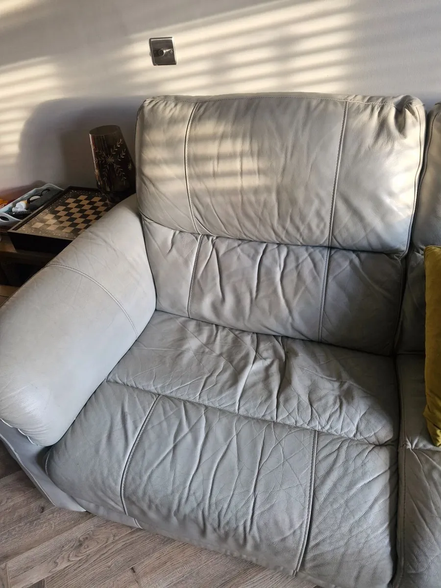 Leather corner sofa - Image 3
