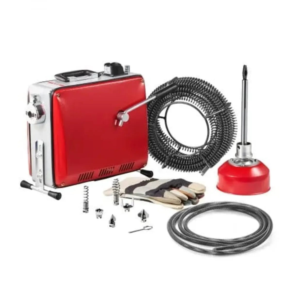 Drain Cleaner Machine, 390W 1400RPM Electric Pipe - Image 1
