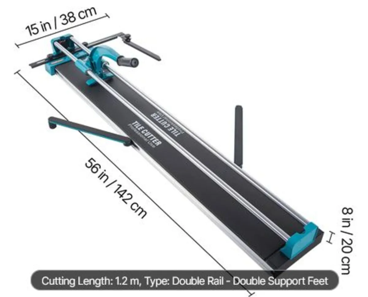 1200MM Tile Cutter, High Precision Manual Ceramic - Image 2