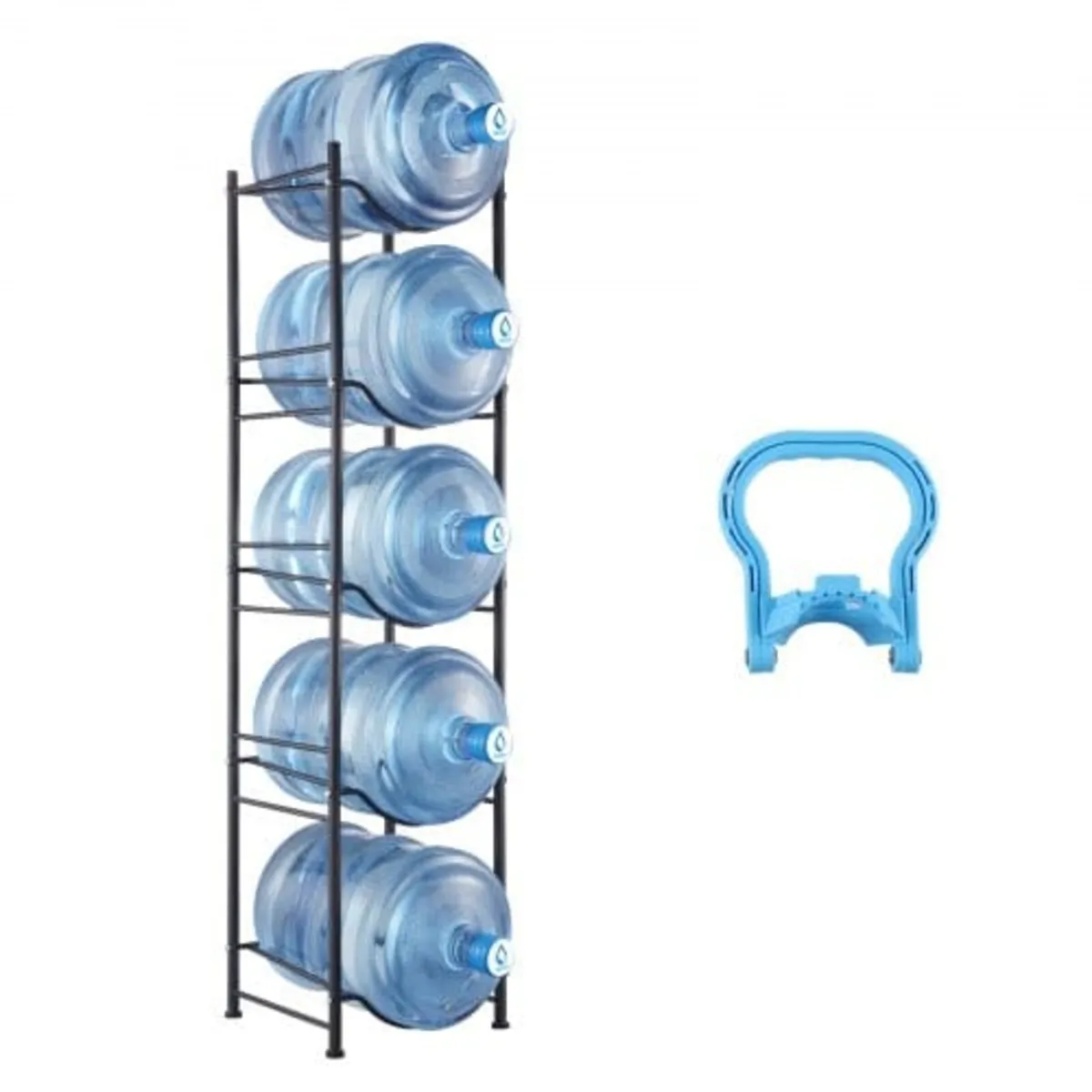 5 Tiers Water Jug Holder Single Row Water Bottle R - Image 1