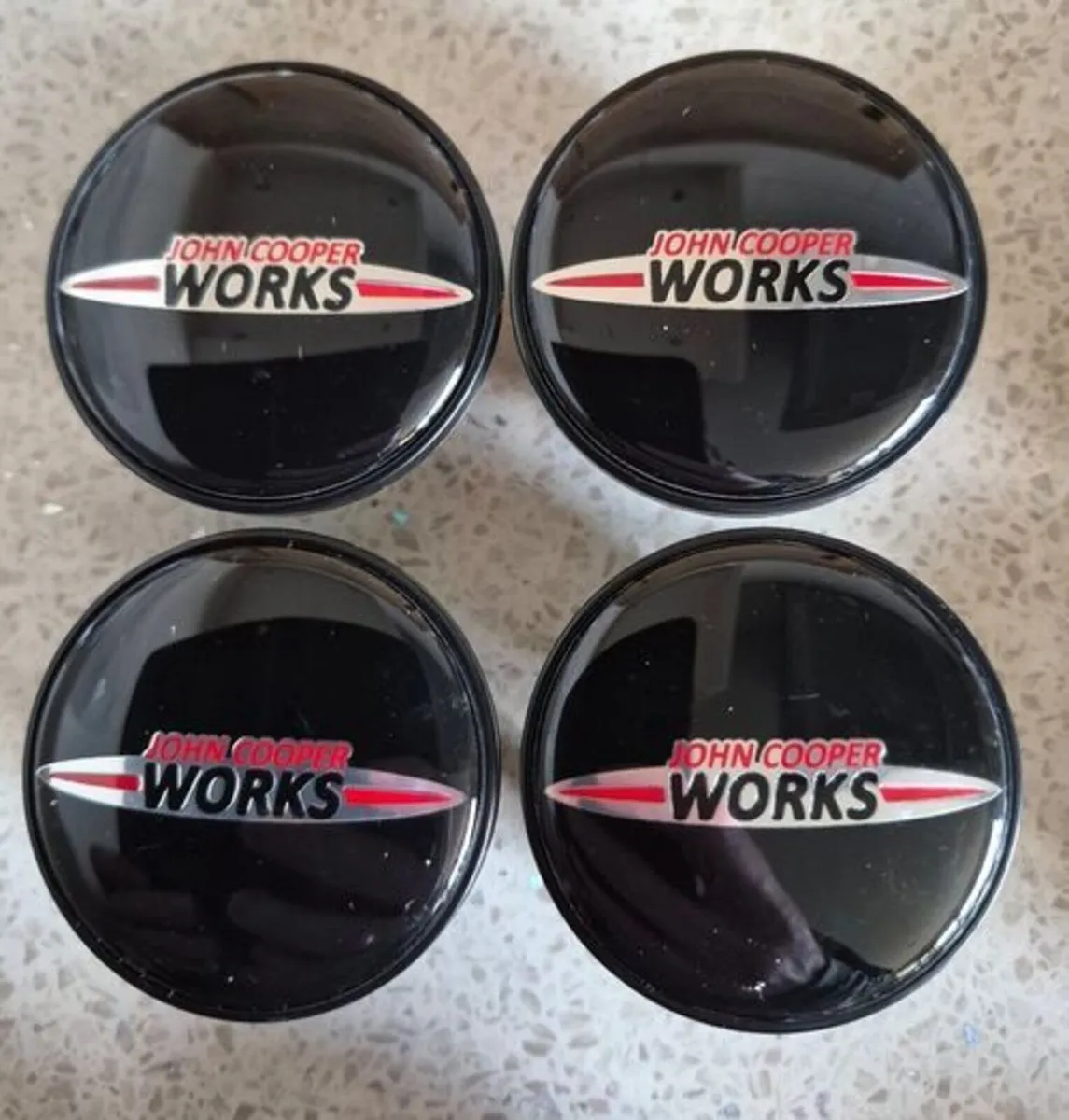 John Cooper Mini Centre Caps JCW (FREE POST) - Image 1