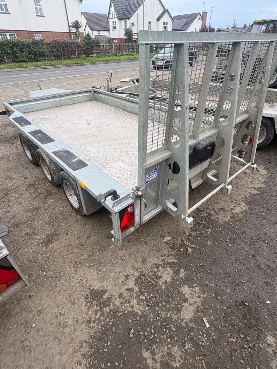 2022 Ifor Williams 12ft plant trailer - Image 2
