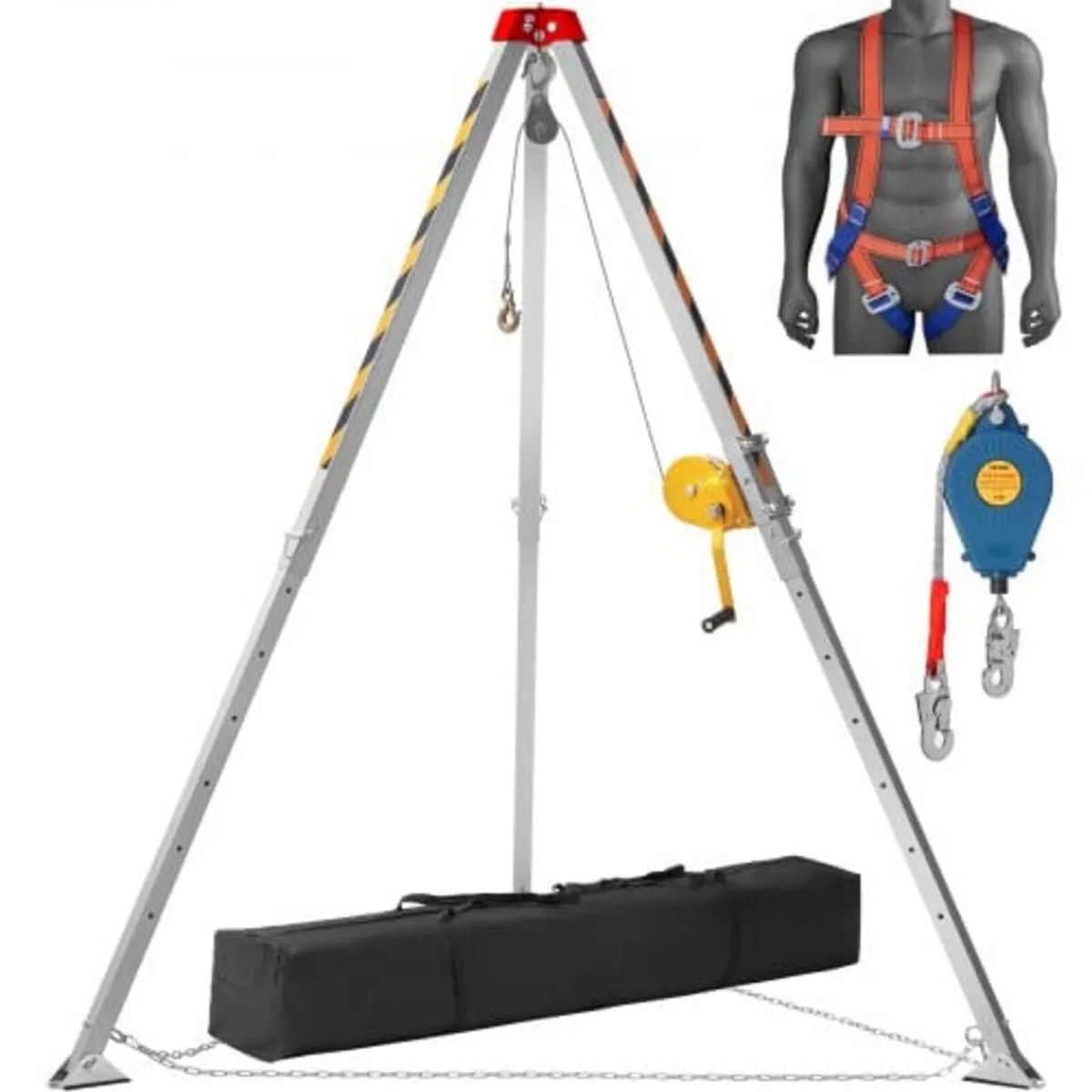 Confined Space Tripod Kit, 544 kg Winch, Confined - Image 1