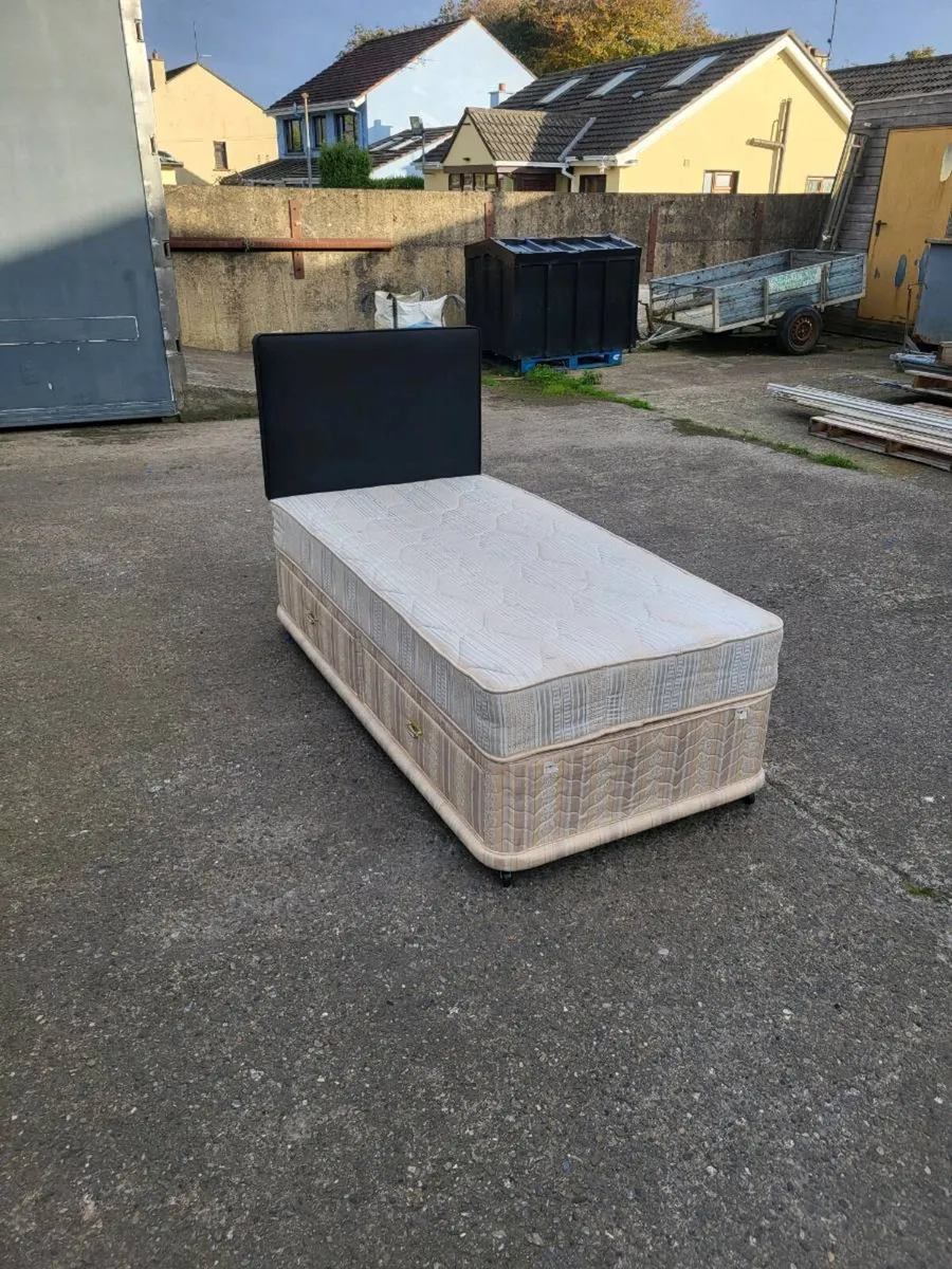 Single Bed with Headboard and Storage - Image 2