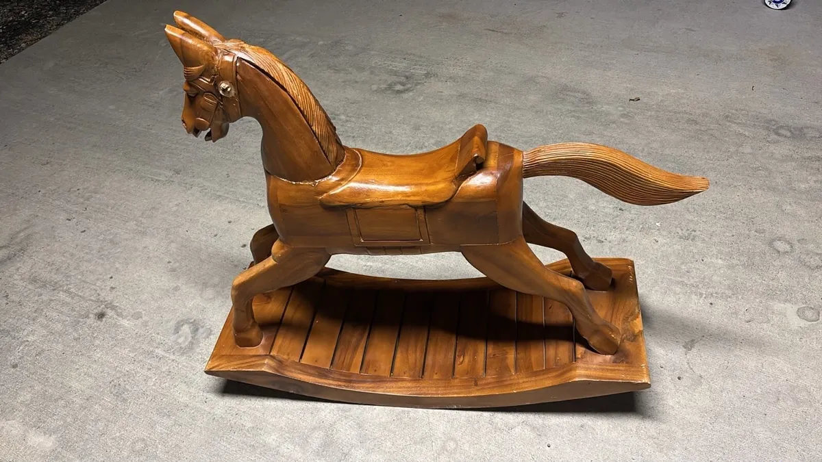 Wooden Rocket Horse