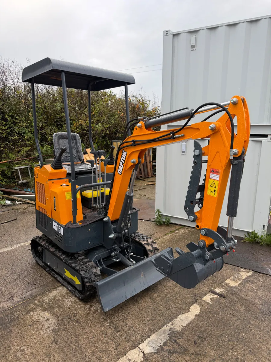 2016 Captok CK15D Unused Mini Excavator - Image 3