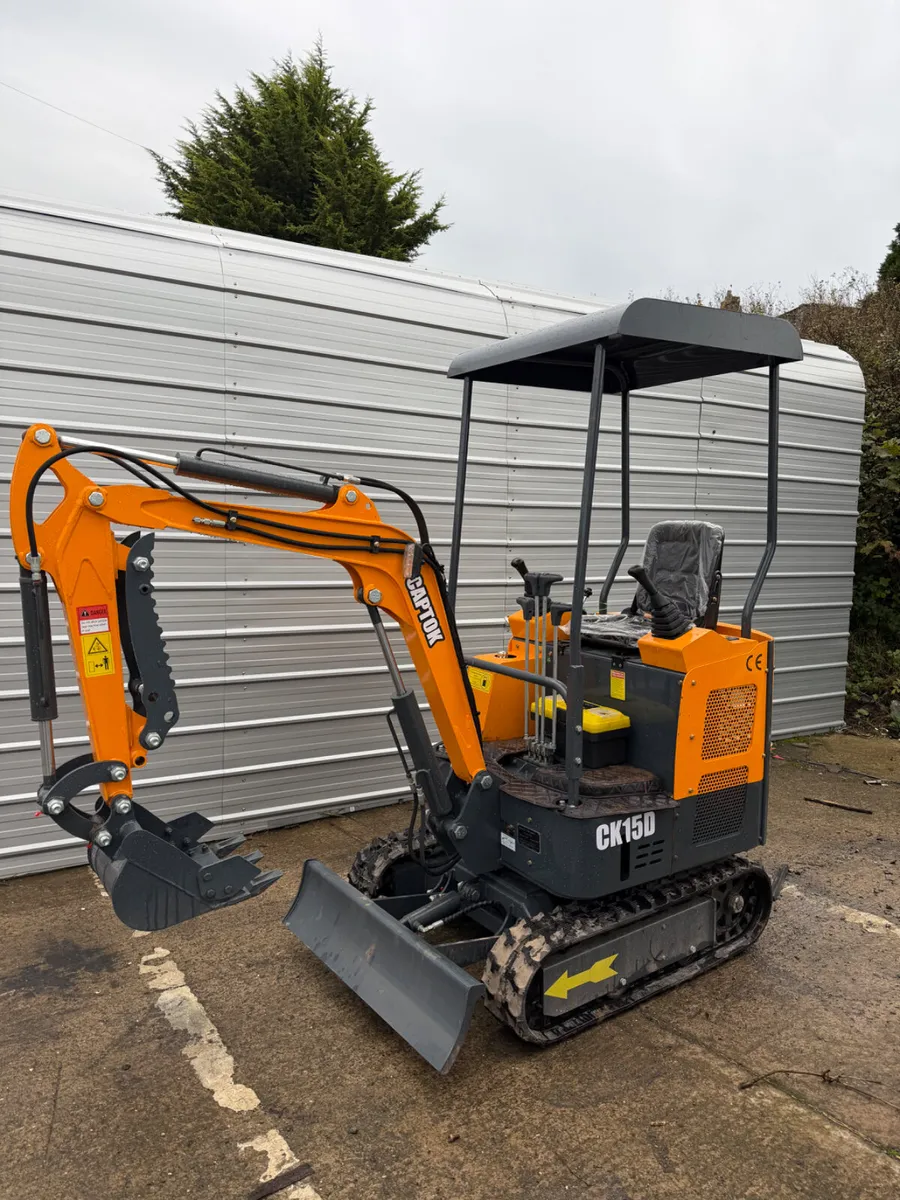 2016 Captok CK15D Unused Mini Excavator - Image 2