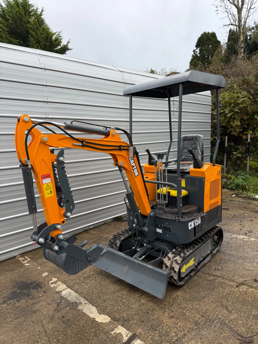 2016 Captok CK15D Unused Mini Excavator - Image 1