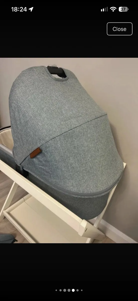 Uppababy vista bassinet and stand - Image 4