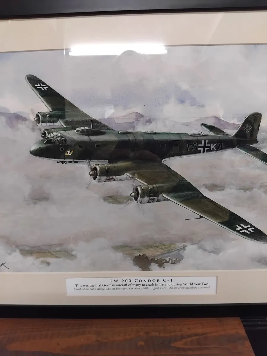 WW2 Plane Crash in Kerry framed print - Image 2
