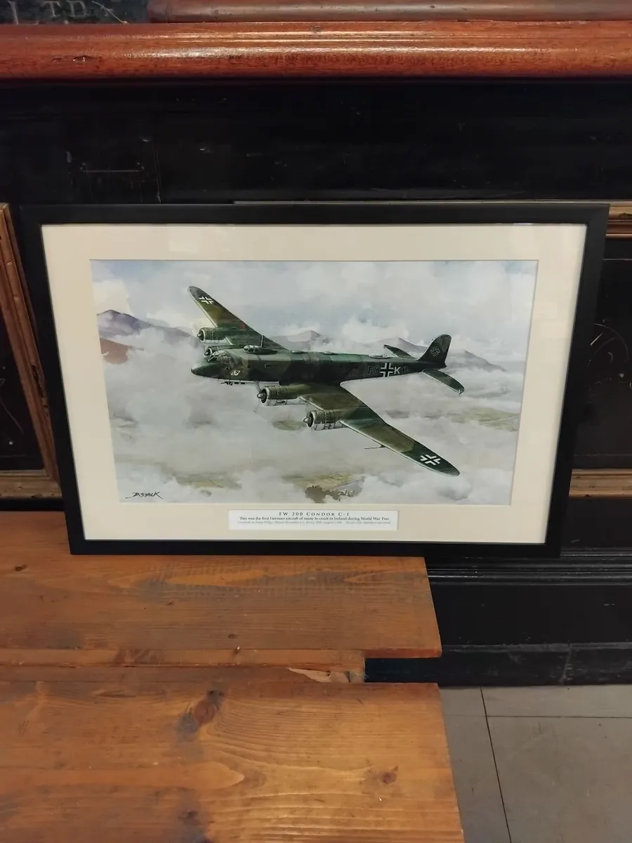 WW2 Plane Crash in Kerry framed print - Image 1