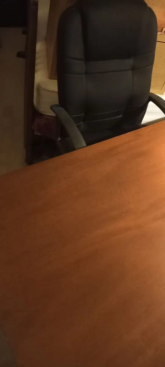 Large Desk & Computer Chair - Image 2