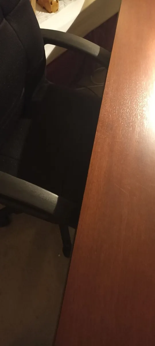 Large Desk & Computer Chair - Image 4