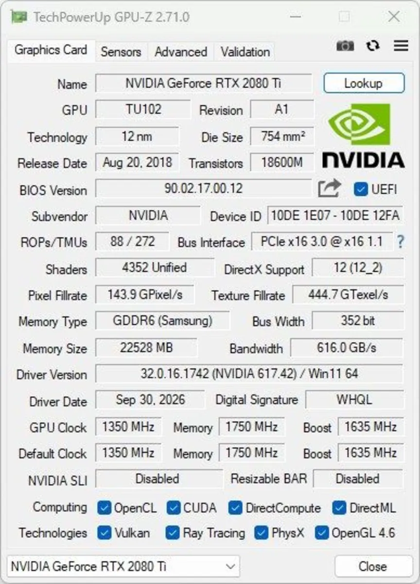 RTX 2080 Ti 22GB Modified - Image 3