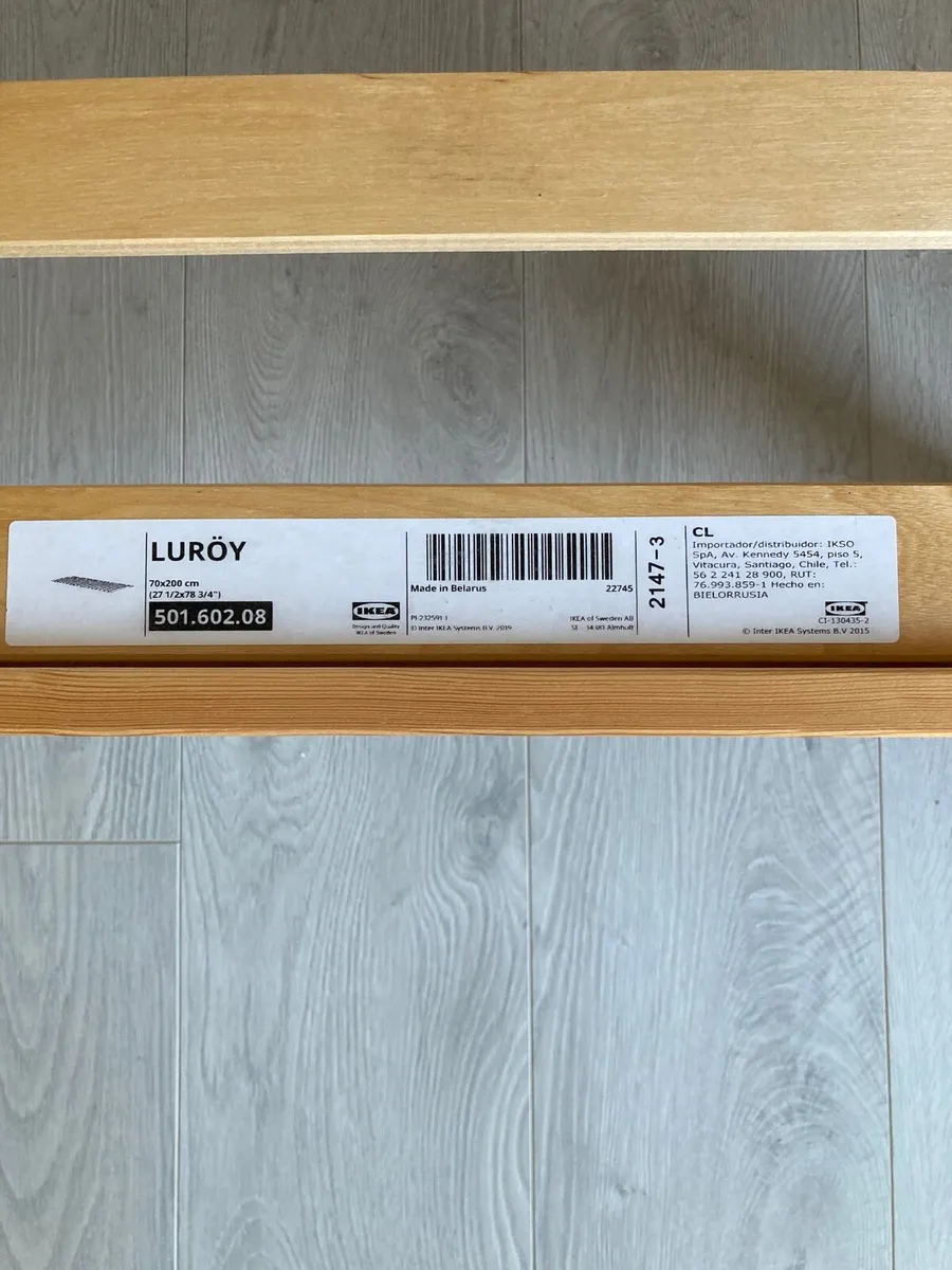 Ikea double bed frame and mattress - Image 3