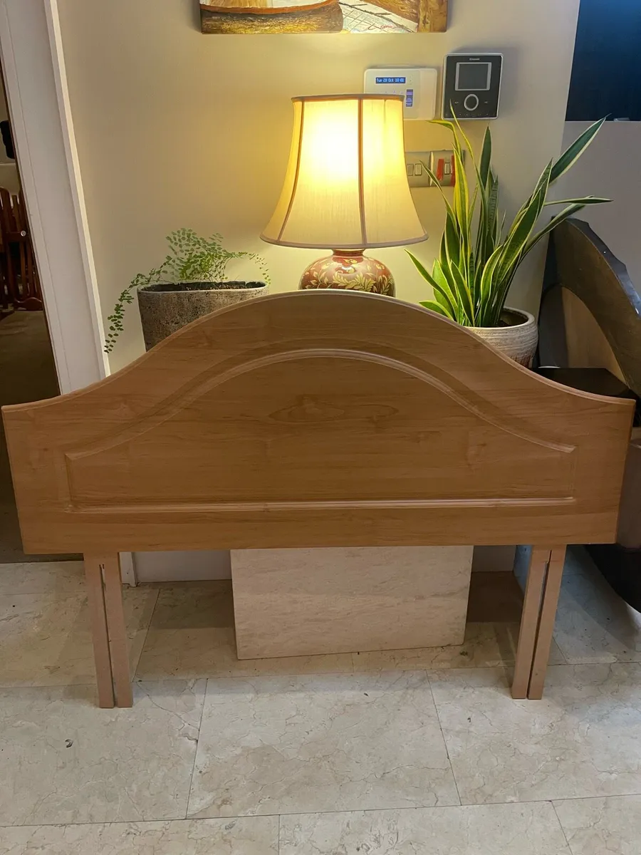 As New - Double Bed Size Wooden Headboard