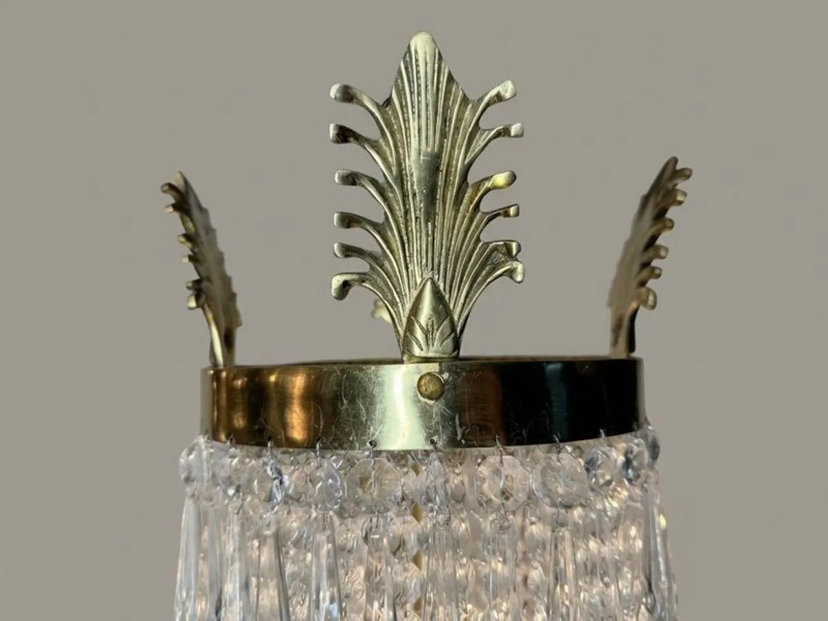 Exceptional Large Basket Shape Chandelier - Image 3