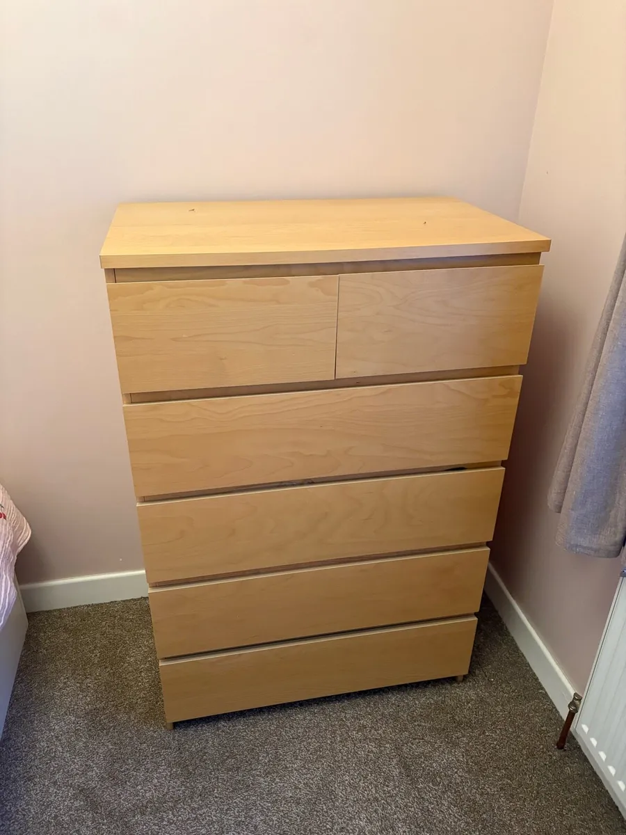 IKEA MALM chest of drawers - Image 1