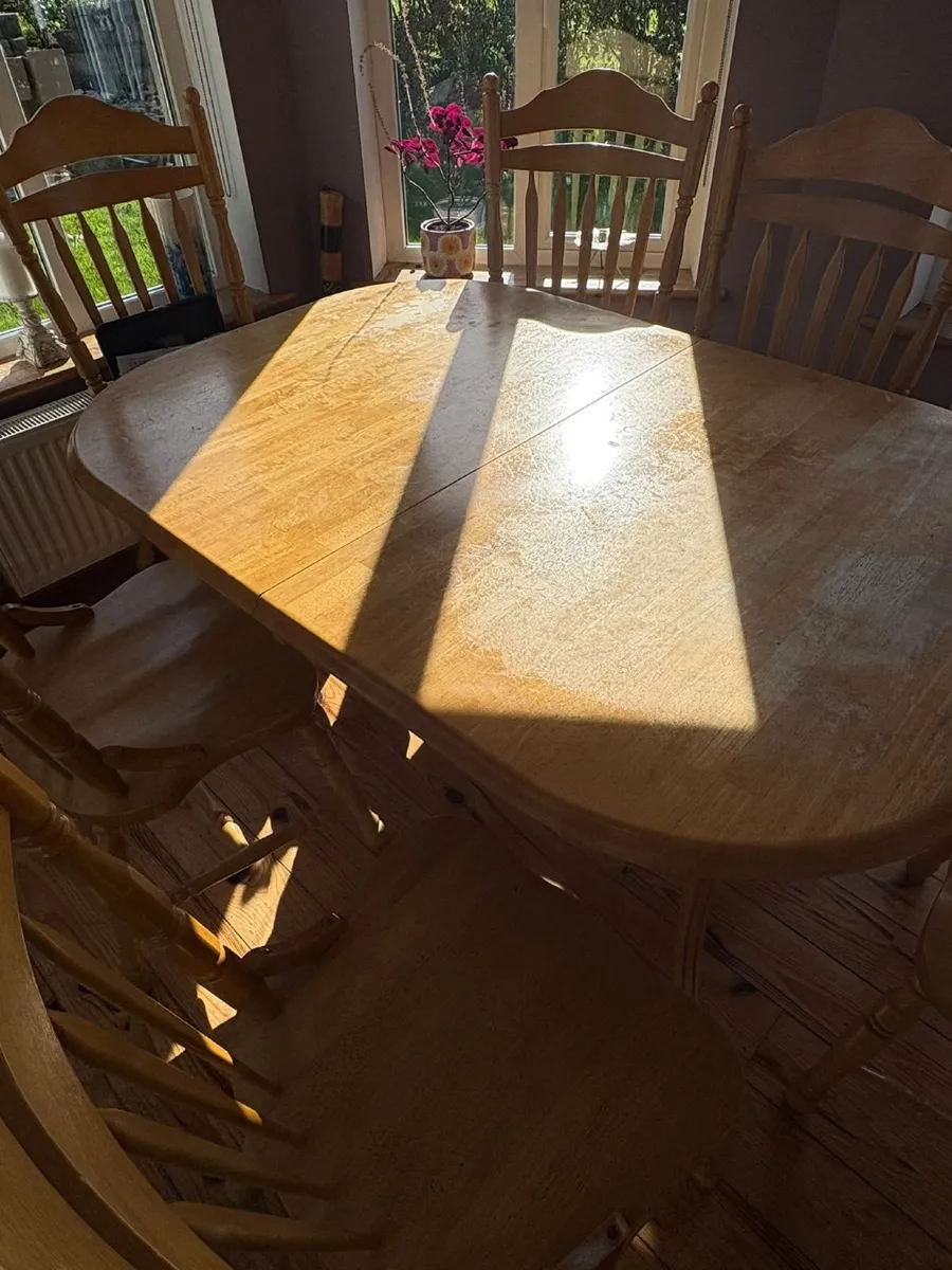 Kitchen Table and 6 Chairs - Image 1