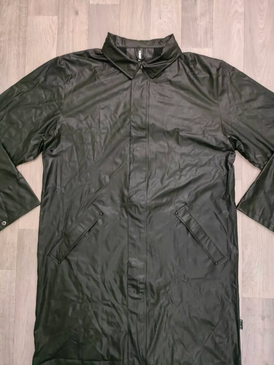 Rains Waterproof Mac Coat Raincoat Jacket XL - Image 2
