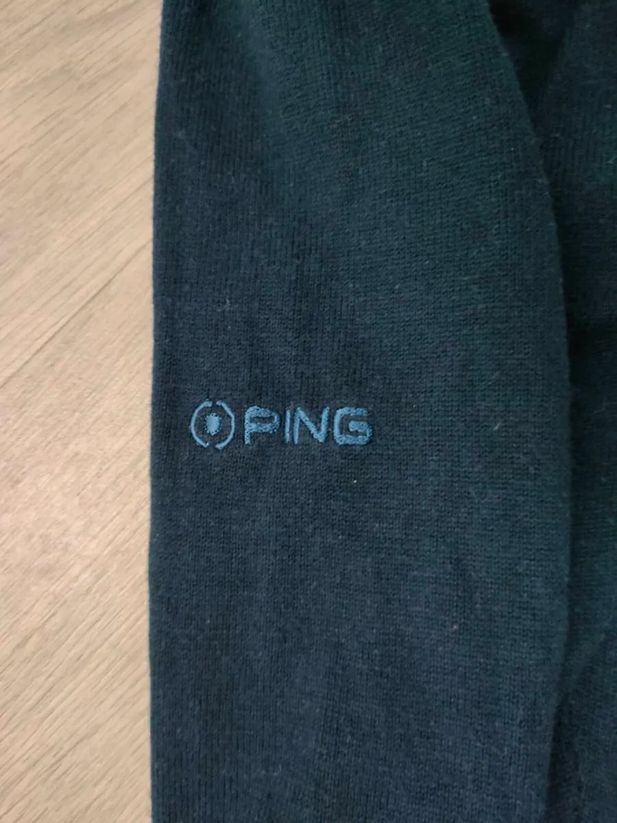 Ping Half Zip Dual Layer Golf Jumper Mens Large - Image 4