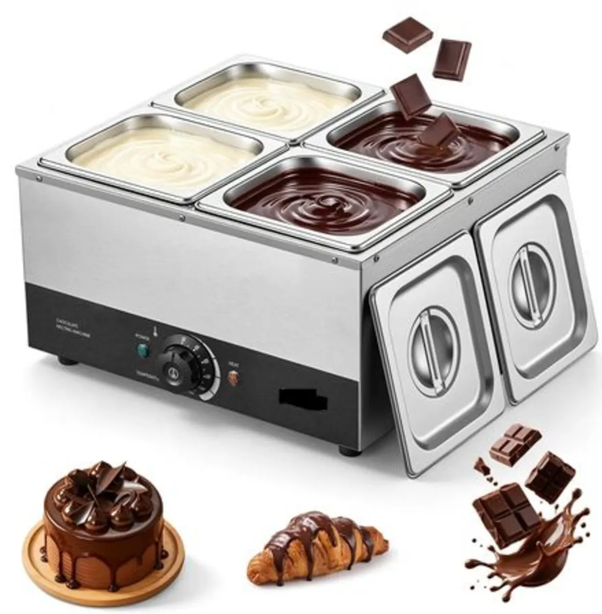 Chocolate Melting Machine, 4 Tanks 8.2 kg Choc - Image 1