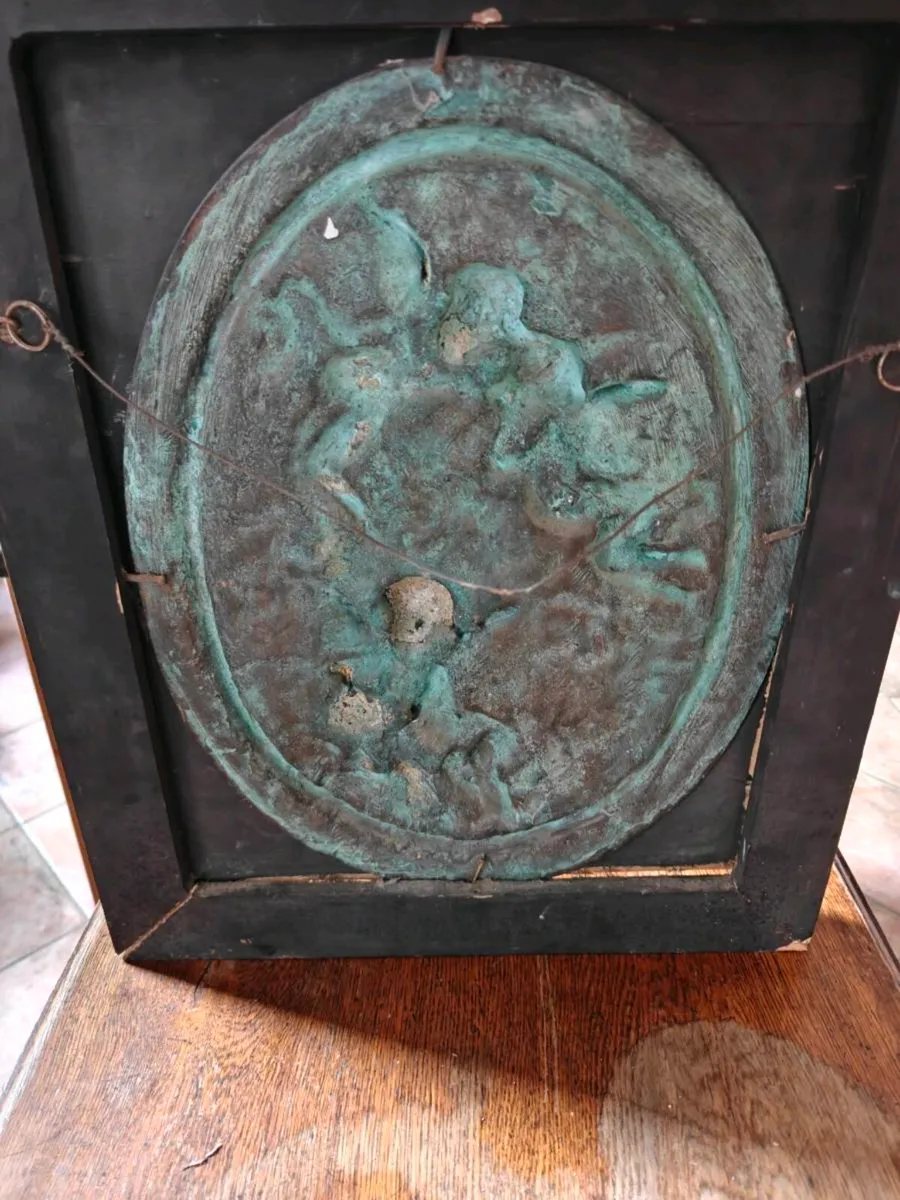 Framed Louis Beataux Cherub Relief - Image 2
