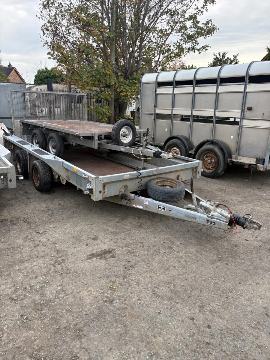 Ifor Williams  12ft plant trailer - Image 1