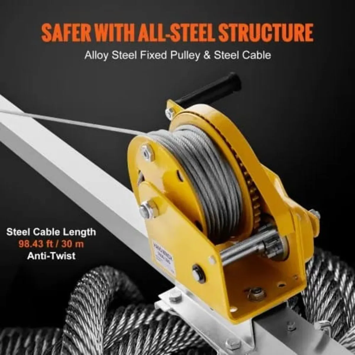 Confined Space Tripod Kit, 816.4 kg Winch, Confine - Image 4