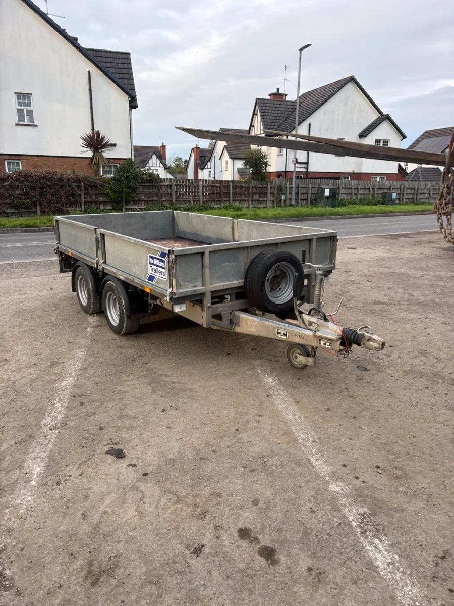 Ifor Williams 10ft dropside trailer - Image 1