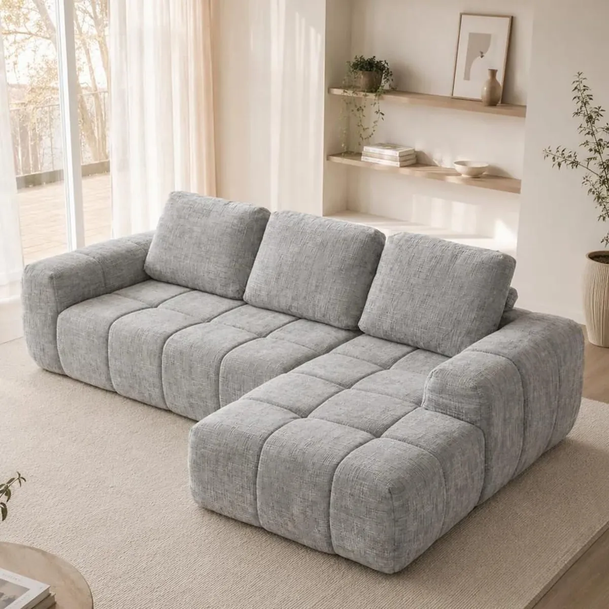 Softy Compressed Sectional sofa c/w chaise - Image 3