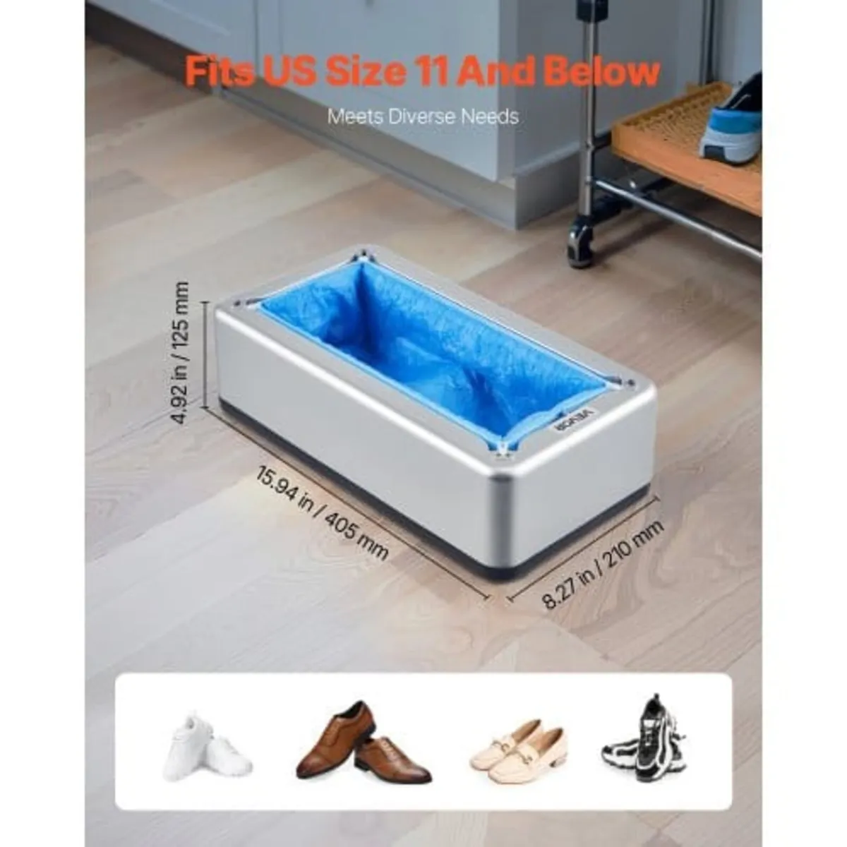 Shoe Cover Dispenser Fits Up to US 11 / EU 44 with - Image 3