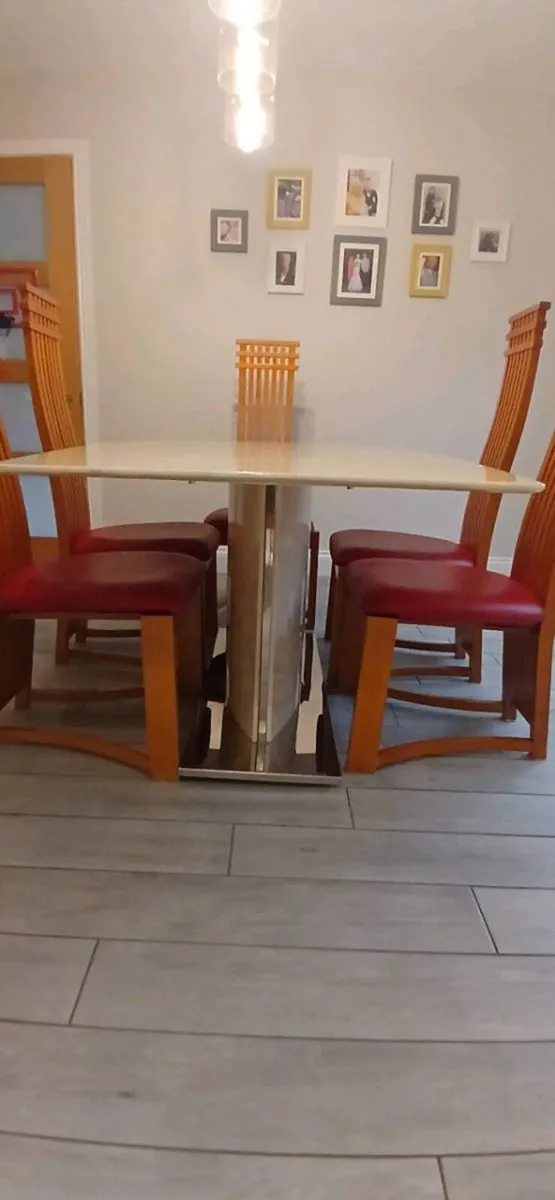 Dining table and chairs - Image 2