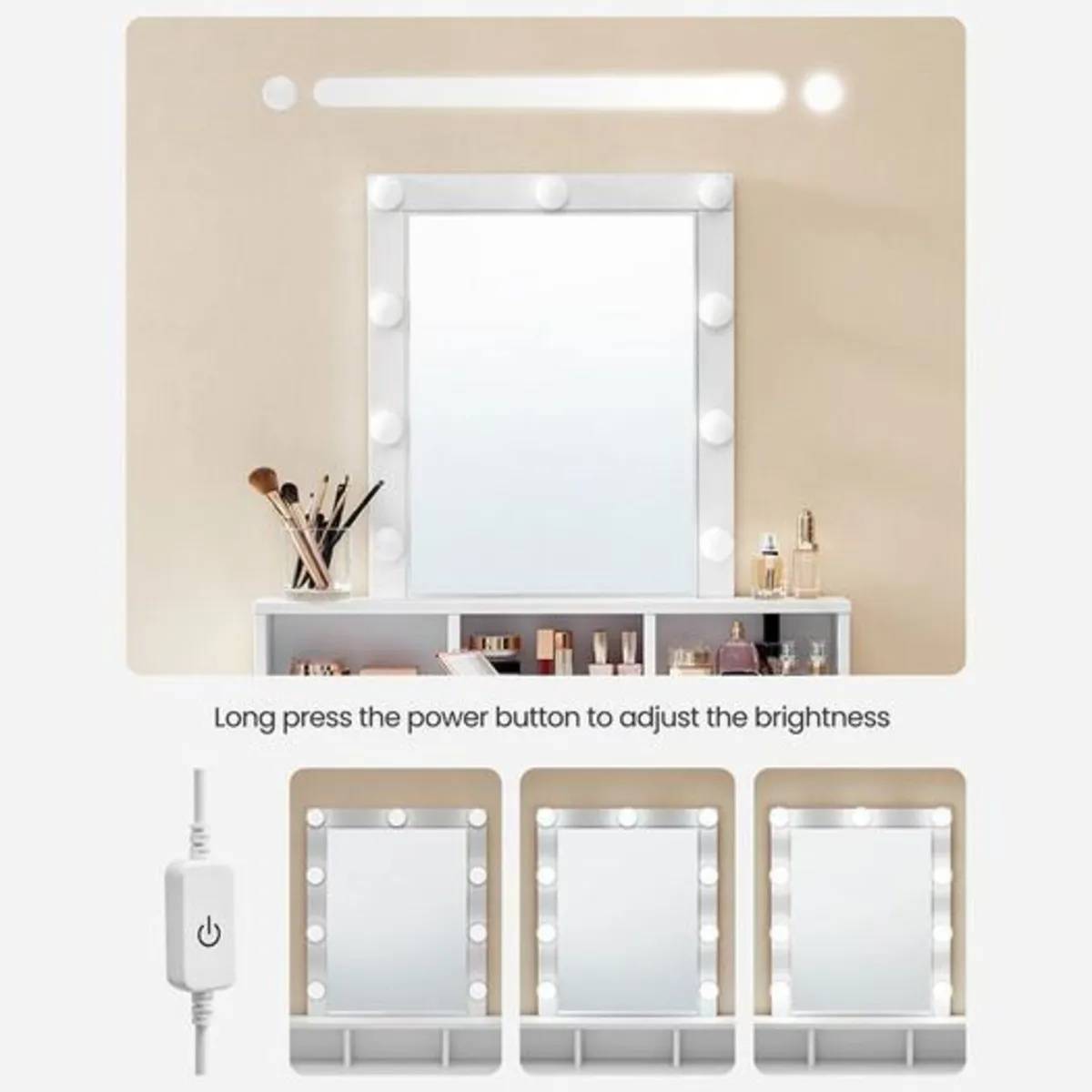 Dressing table with bulbs LED - Image 3
