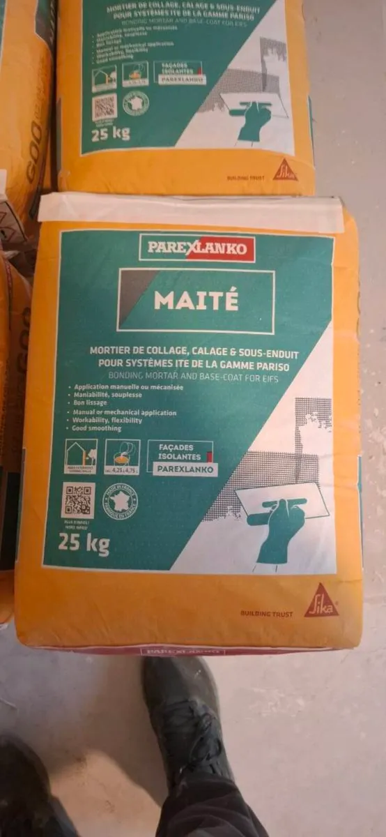 27 Bags ParexLanko MAITÉ Bonding  / Base Coat - Image 2