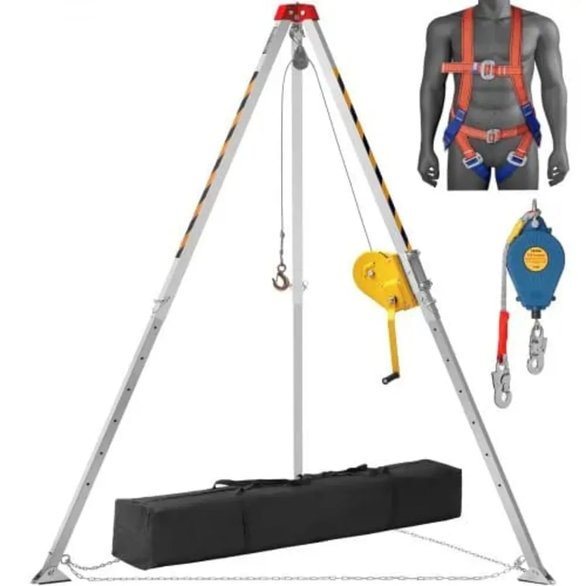 Confined Space Tripod Kit, 1179 kg Winch, Confined - Image 1