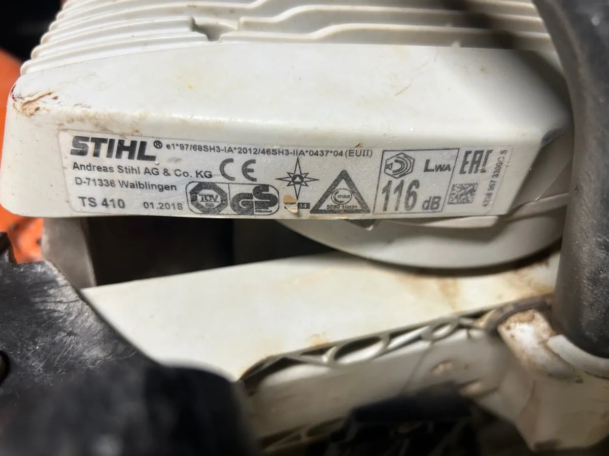 Stihl TS410 concrete saw - Image 3