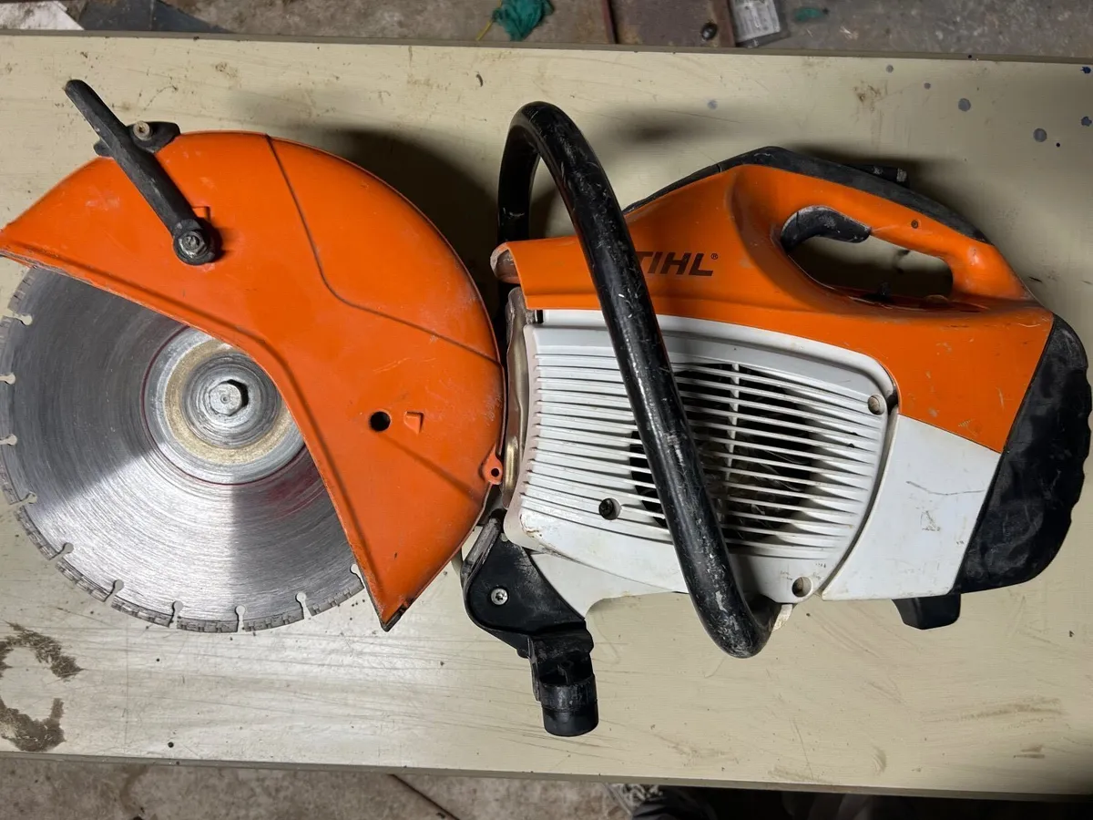 Stihl TS410 concrete saw - Image 1