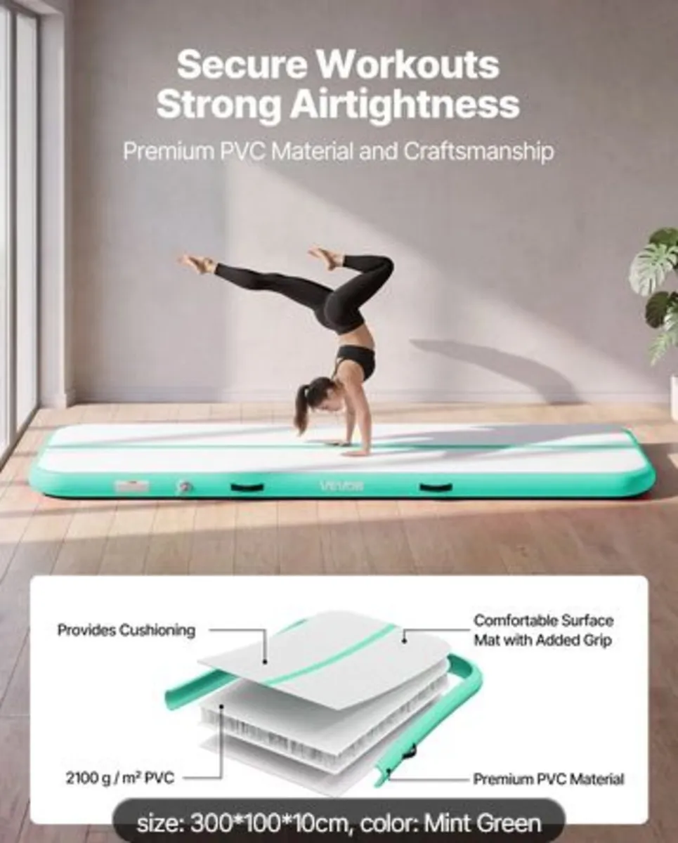 Inflatable Gymnastics Air Mat 3m Training Mats - Image 2