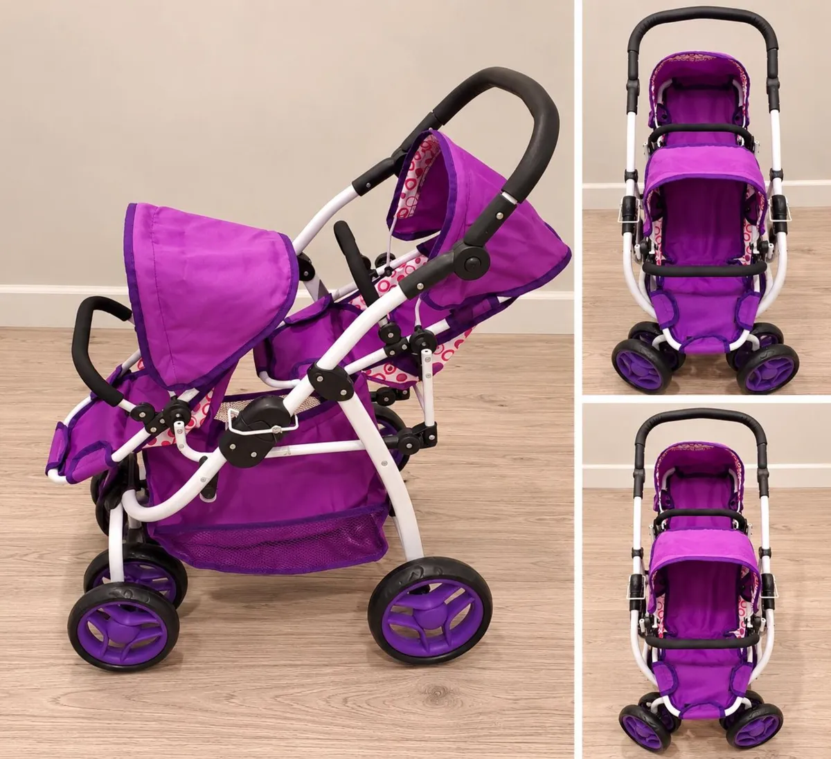 Dolls' Double Buggy