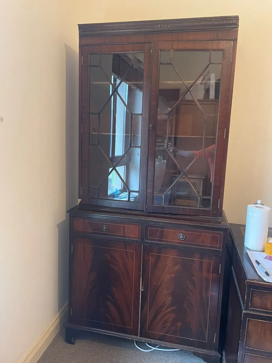 Mahogany Display Cabinet - Image 3