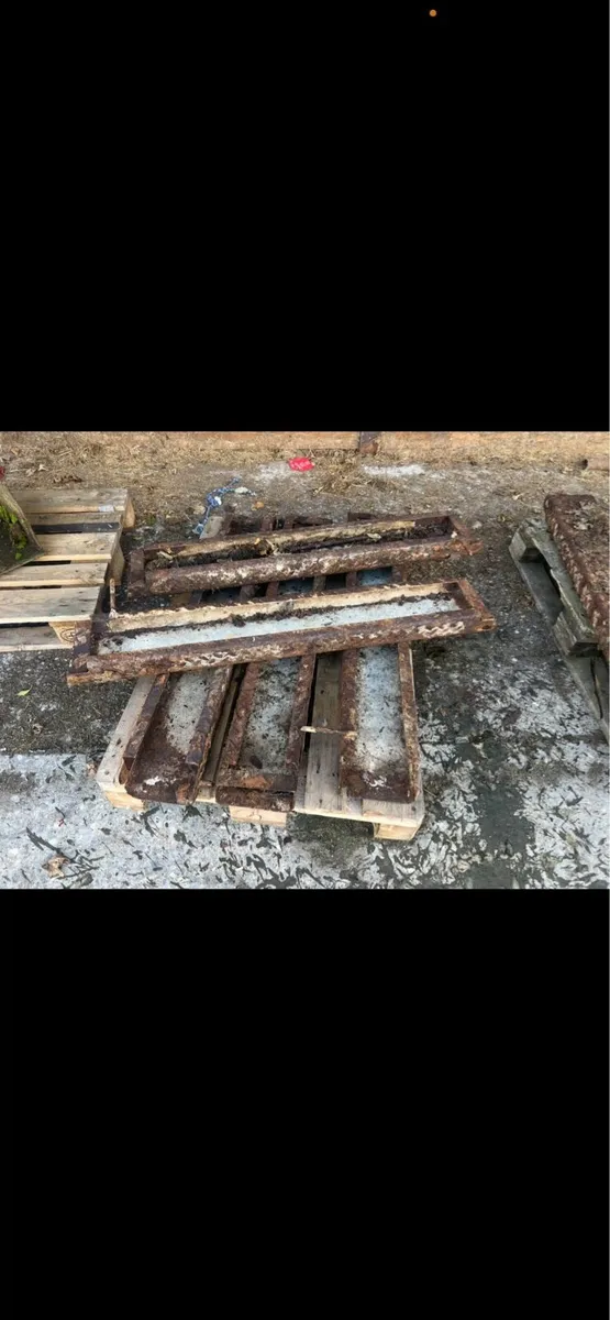Two Man hole steel covers for slatted tank - Image 1