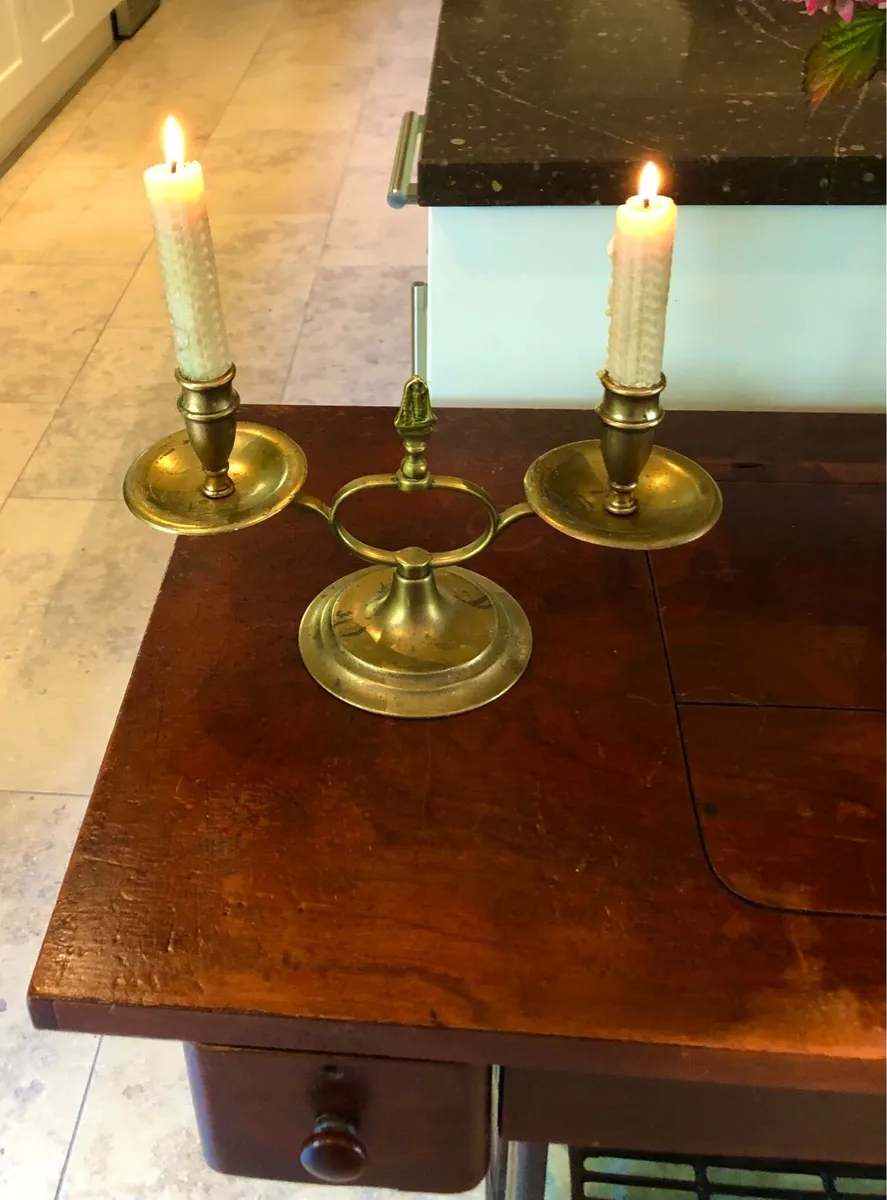 Brass candle holders - Image 2